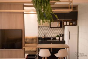 Ambiente: Cozinha/Sala | Gezieli Schneider | MDF Carvalho Castelli