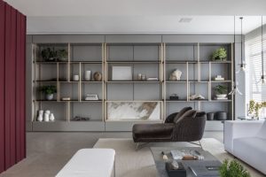 Ambiente: Living com Hall | Arquiteta Larissa Lóh | MDF Asti e Nerello